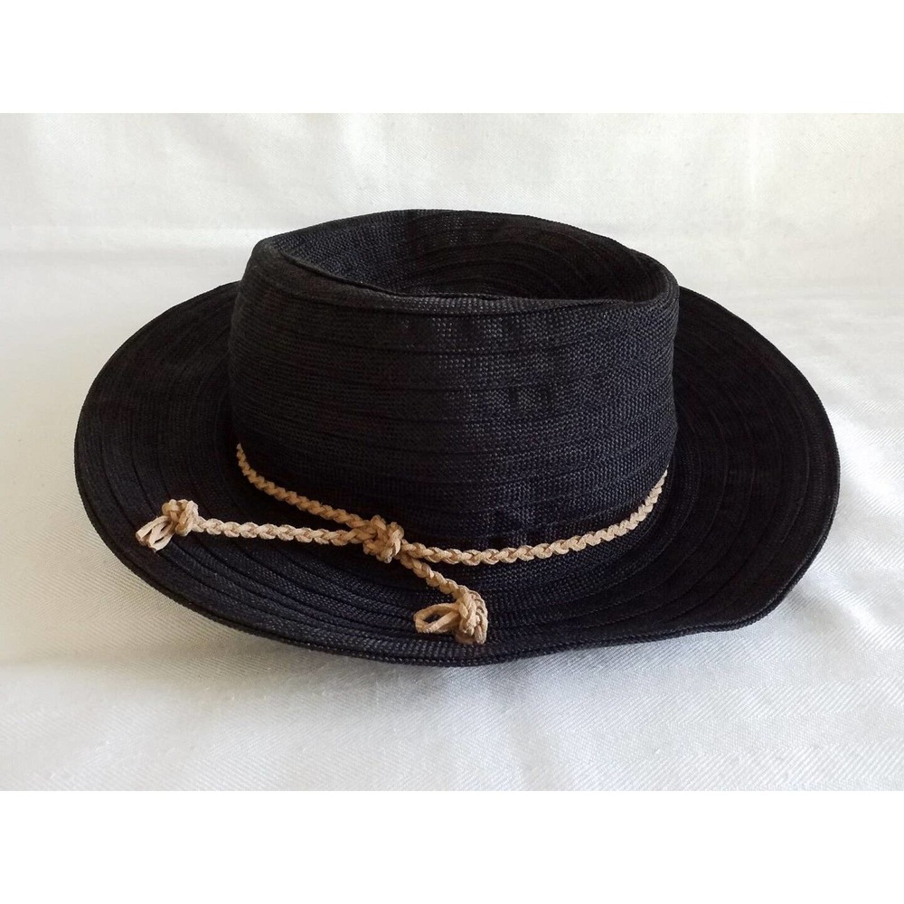 August Hat Company black fedora hat